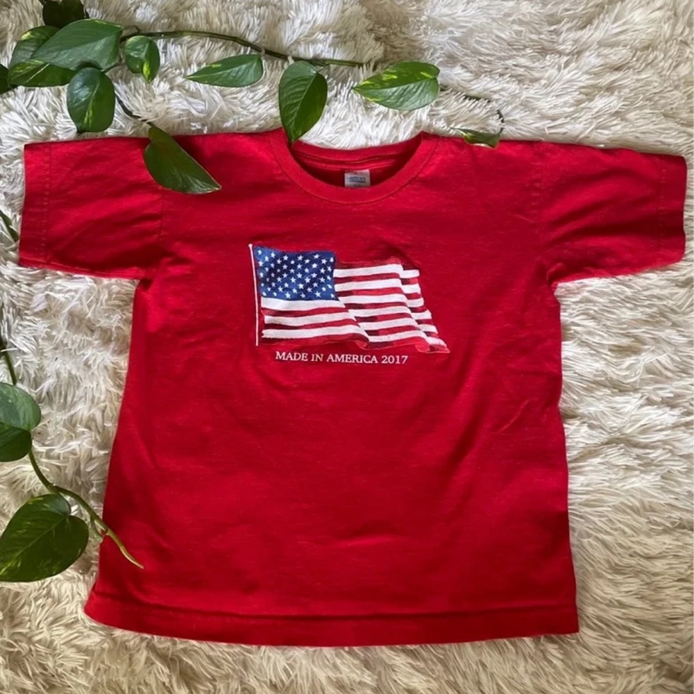 American Flag Baby Tee